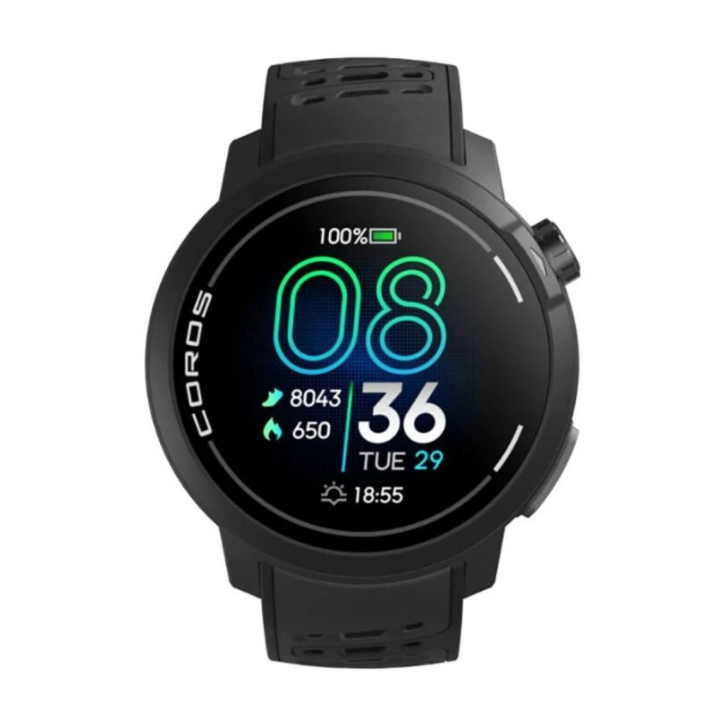 Оригинален Мъжки Смарт часовник Coros Pace Pro Amoled 46 мм Mineral Black WPACEP-BLK