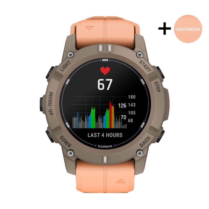 Оригинален Мъжки Смарт часовник Garmin Descent G2 Amoled 46 мм Sapphire Paloma/Shell Pink 010-02986-01