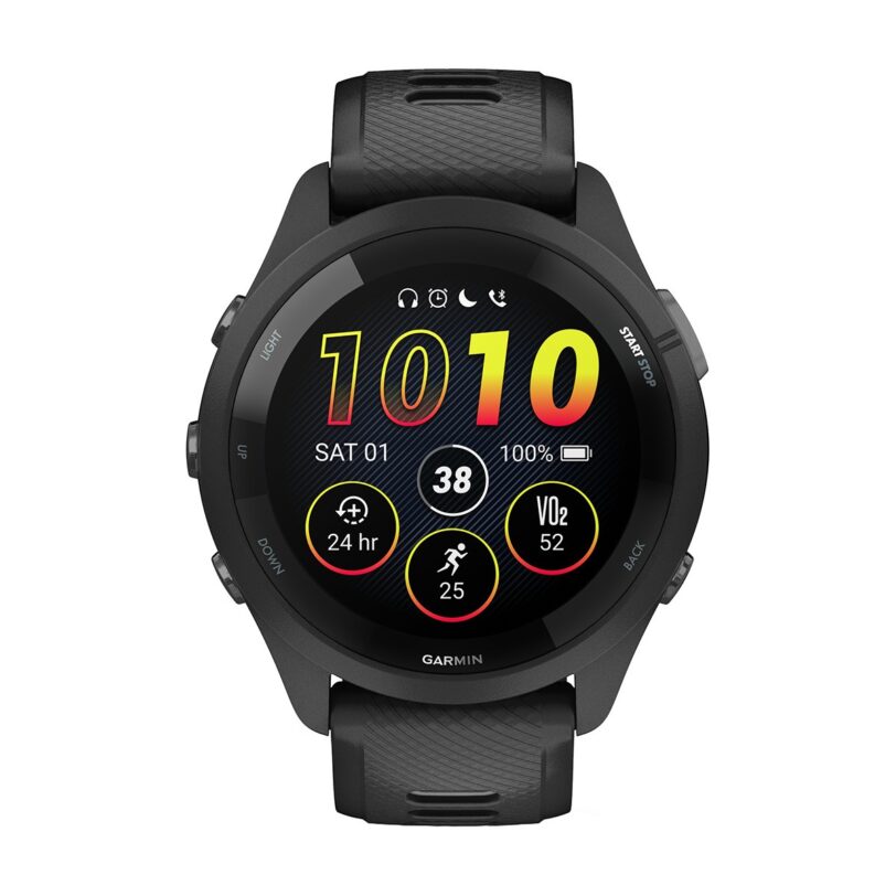 Оригинален Мъжки Смарт часовник Garmin Forerunner 265 Black/Powder Gray 010-02810-10