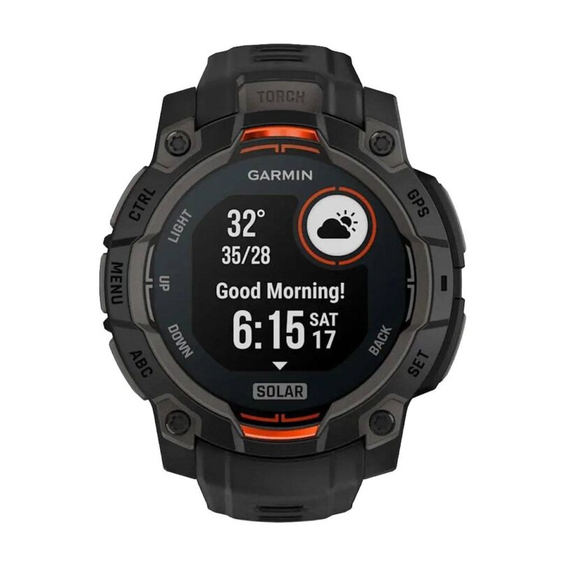 Оригинален Мъжки Смарт часовник Garmin Instinct 3 Solar 45 мм Tactical Edition Black 010-02934-50