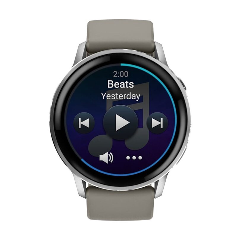 Оригинален Мъжки Смарт часовник Garmin Venu 4 Amoled 45 мм Gorilla 3 Silver/Silver Gray 010-03014-01