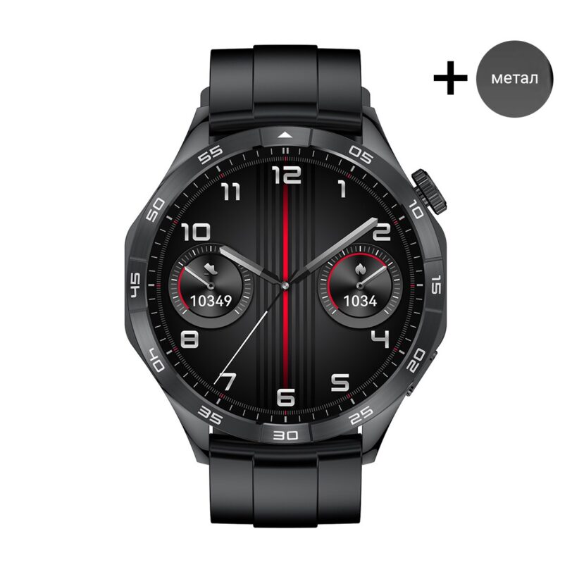 Оригинален Мъжки Смарт часовник Lemfo Amoled 46 мм Black HK4-B