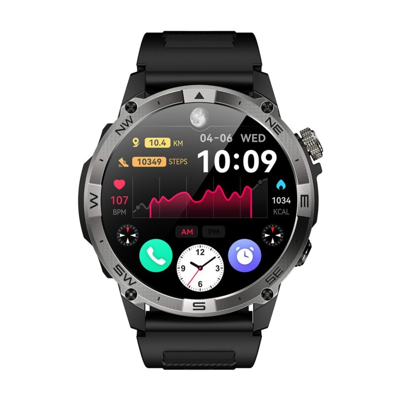 Оригинален Мъжки Смарт часовник Xmart Amoled 48 мм Black HK08