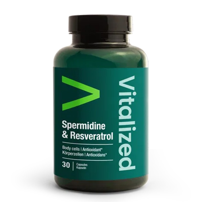 Спермидин + Ресвератрол и цинк – Клетъчно здраве и дълголетие