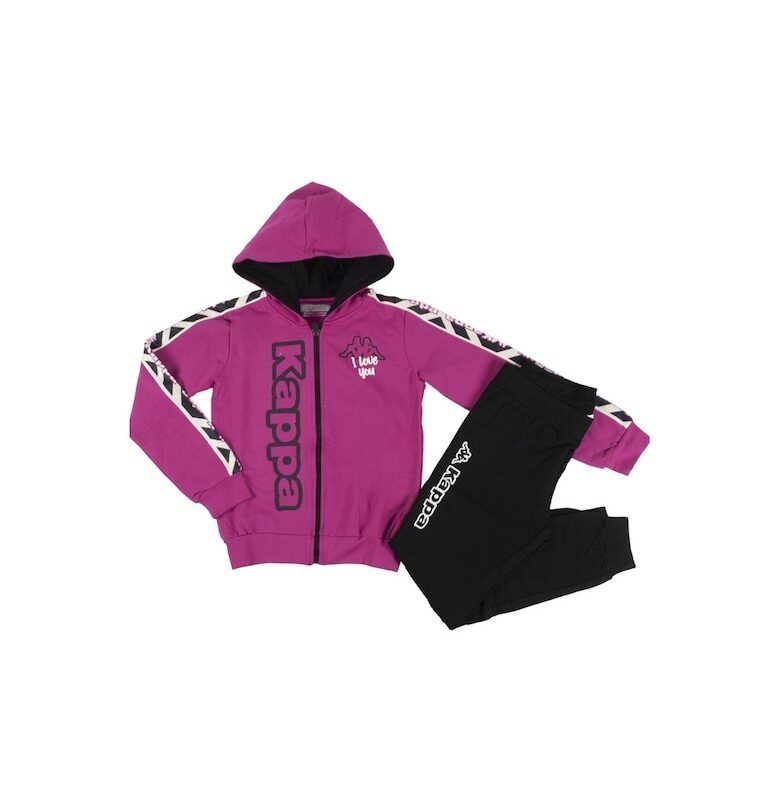 Спортен екип за момиче  8041T0071 - Черен/Фуксия Kappa