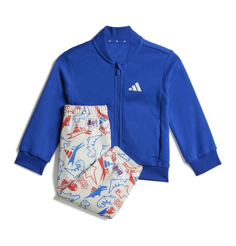 Спортен екип с памук - Бял/Кралско Синьо adidas Sportswear