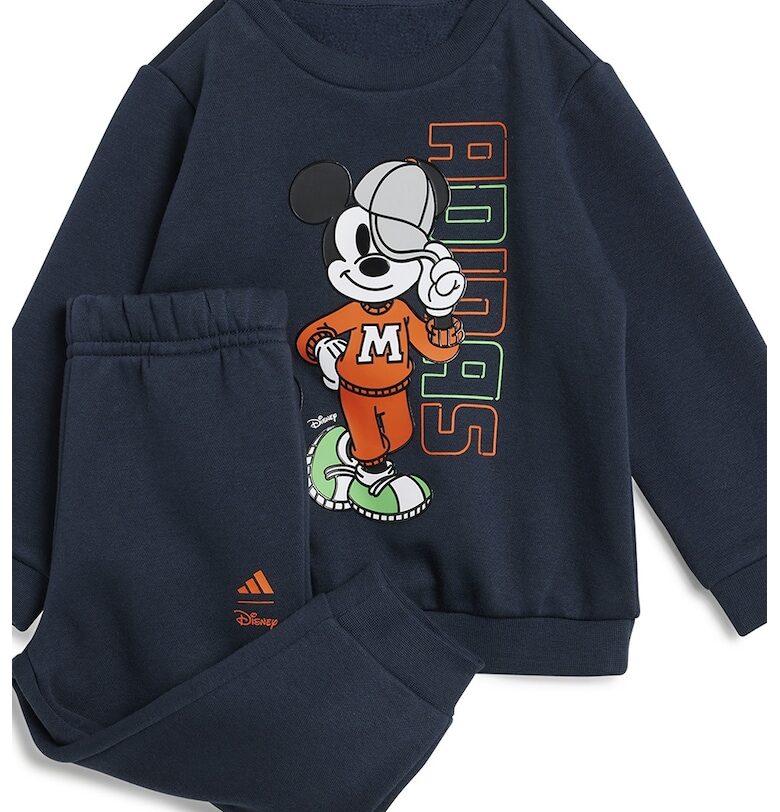 Спортен екип с принт на Mickey Mouse - Ултрамарин синьо/Мандарина/Бял adidas Sportswear