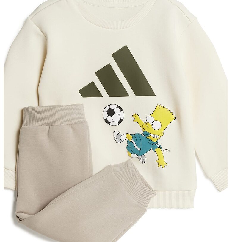Спортен екип с шарка Simpsons - Шафраново жълто/Петролно синьо/Крем adidas Sportswear