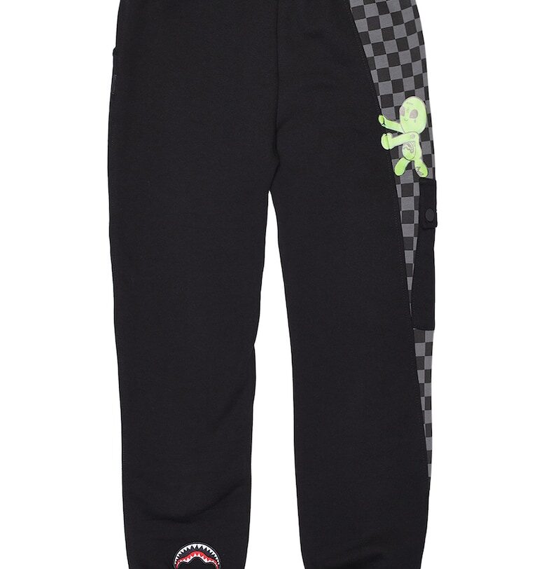 Спортен карго панталон Cosmic Ray - Черен/Tъмносив Sprayground