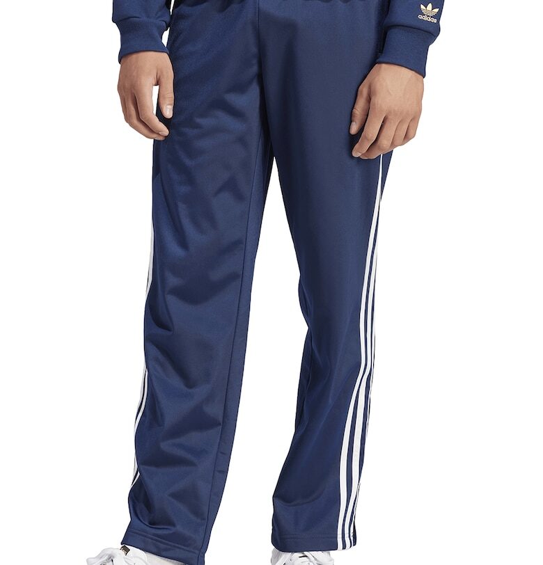 Спортен панталон Firebird с цепка с цип - Бял/Тъмносин adidas Originals