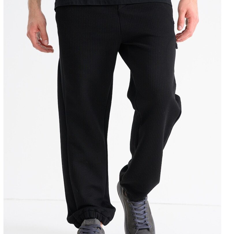 Спортен панталон League Hurley с релеф - Черен BOSS