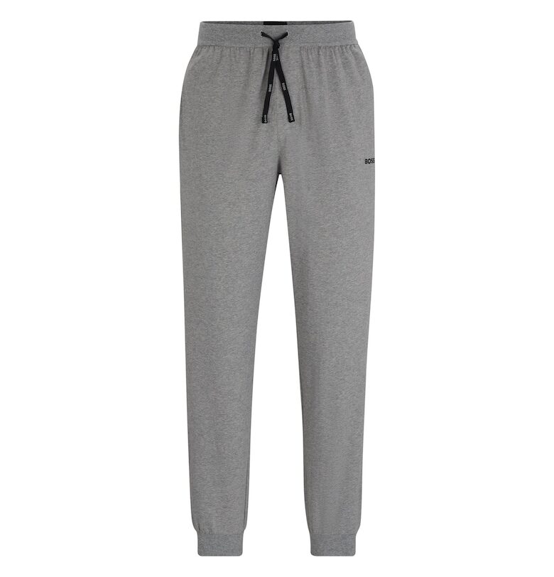 Спортен панталон Loungewear с регулируема талия - Сив BOSS
