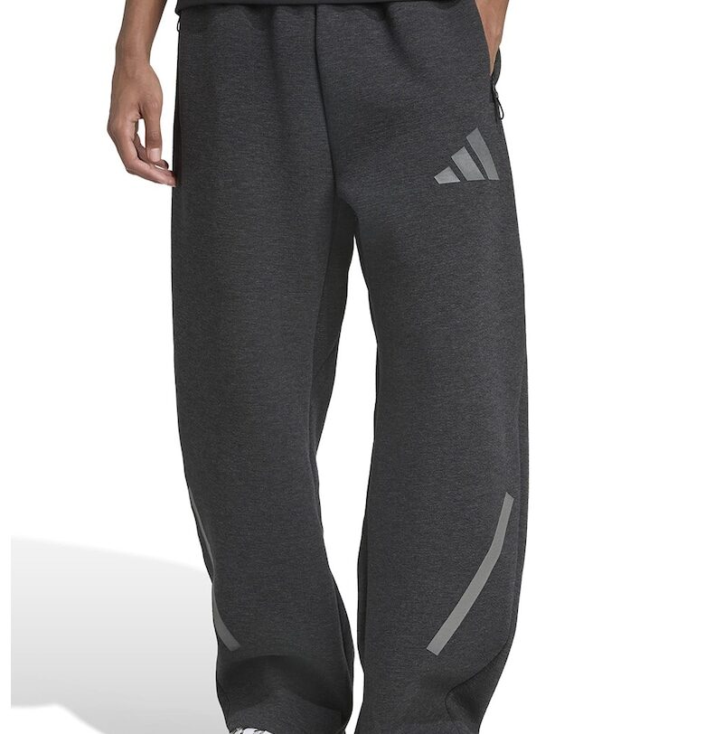 Спортен панталон Z.N.E. с джобове с цип - Tъмносив adidas Sportswear