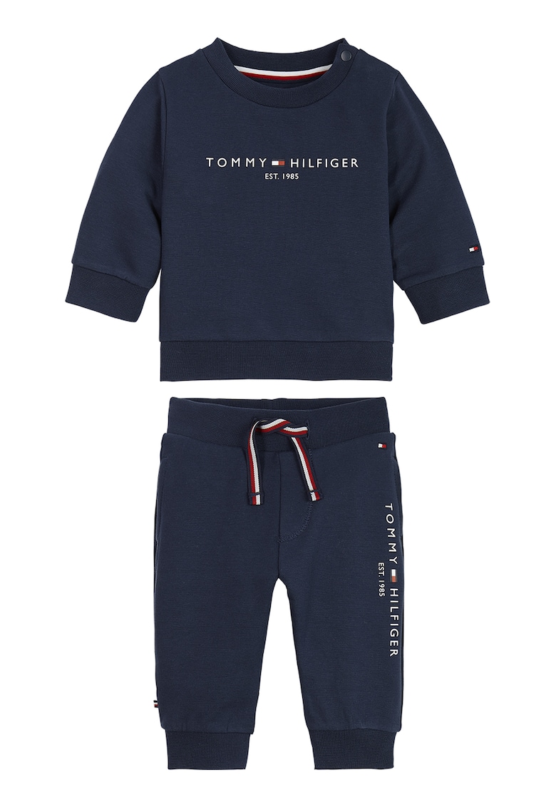 Спортен панталон и суитшърт от органичен памук - 2 части - Тъмносин Tommy Hilfiger