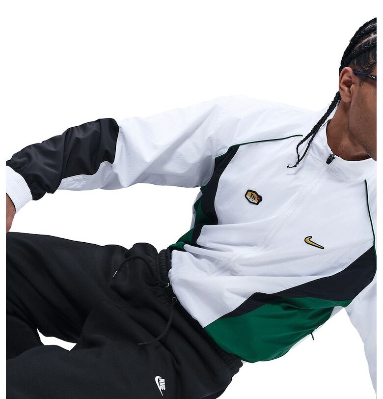 Спортен панталон с връзка и джобове - Черен Nike