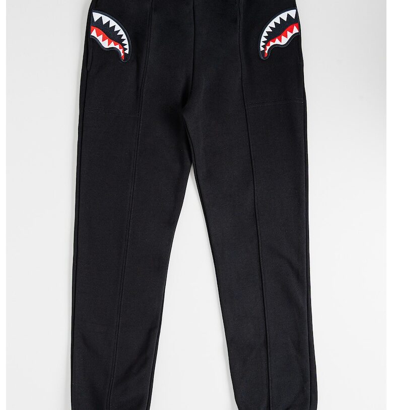 Спортен панталон с графика - Черен Sprayground