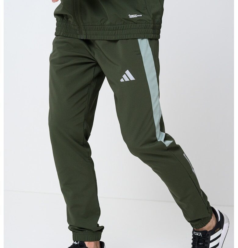 Спортен панталон с еластична талия - Пепеляво сиво/Тъмно каки adidas Sportswear