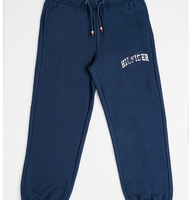 Спортен панталон с лого - Слонова кост/Ултрамарин синьо Tommy Hilfiger