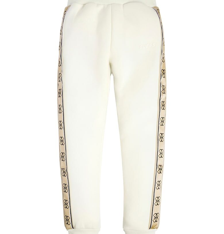 Спортен панталон с лого встрани - Бежов/Светло бежово GUESS KIDS