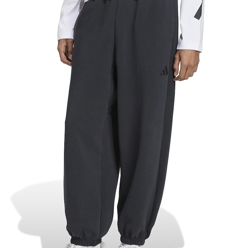 Спортен панталон с модал с връзки - Черен adidas Sportswear