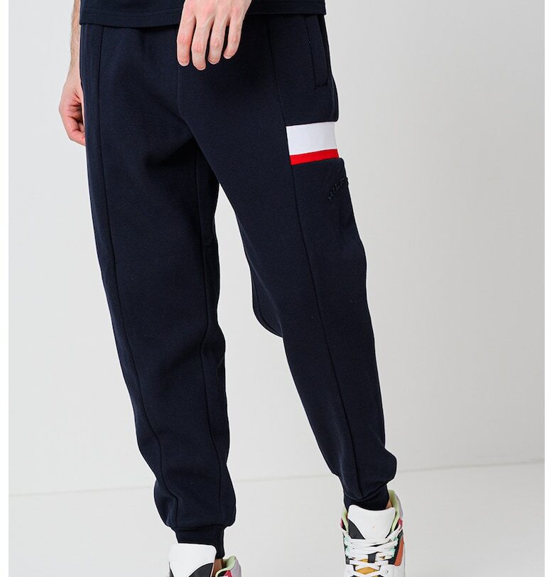 Спортен панталон с памук - Червен/Бял/Ултрамарин синьо Tommy Hilfiger