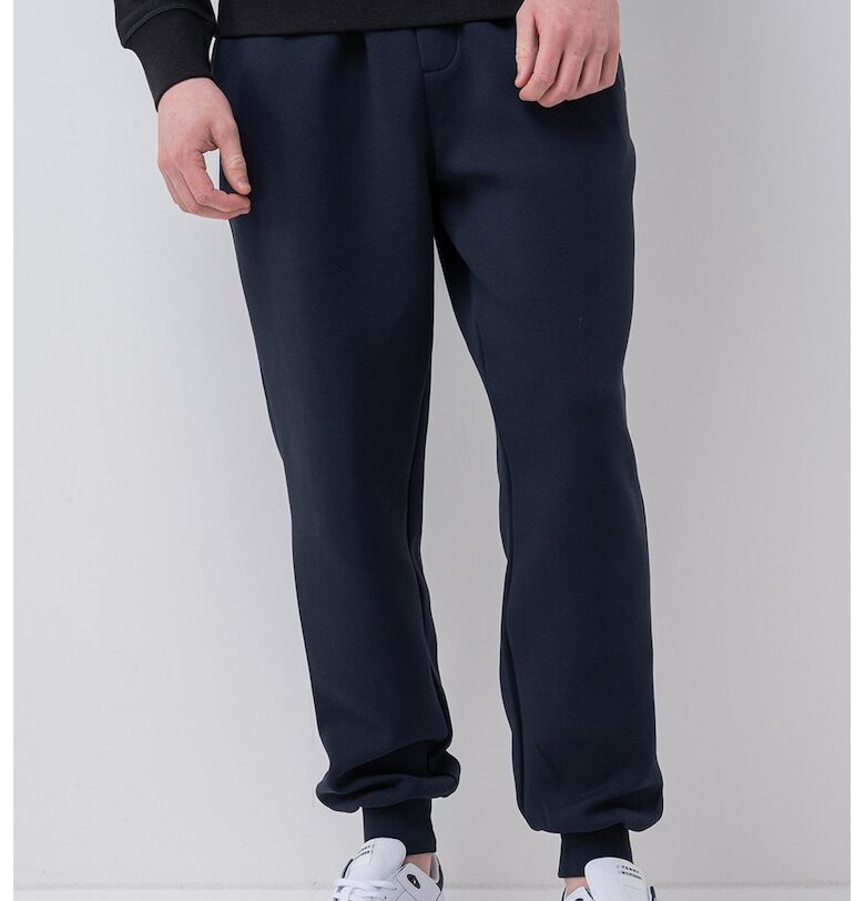 Спортен панталон с памук с връзка - Тъмносин Tommy Hilfiger