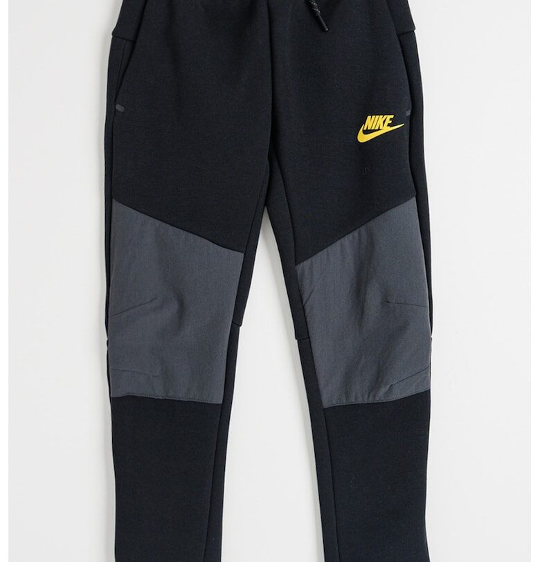 Спортен панталон с памук с заден джоб с цип - Черен/Tъмносив Nike