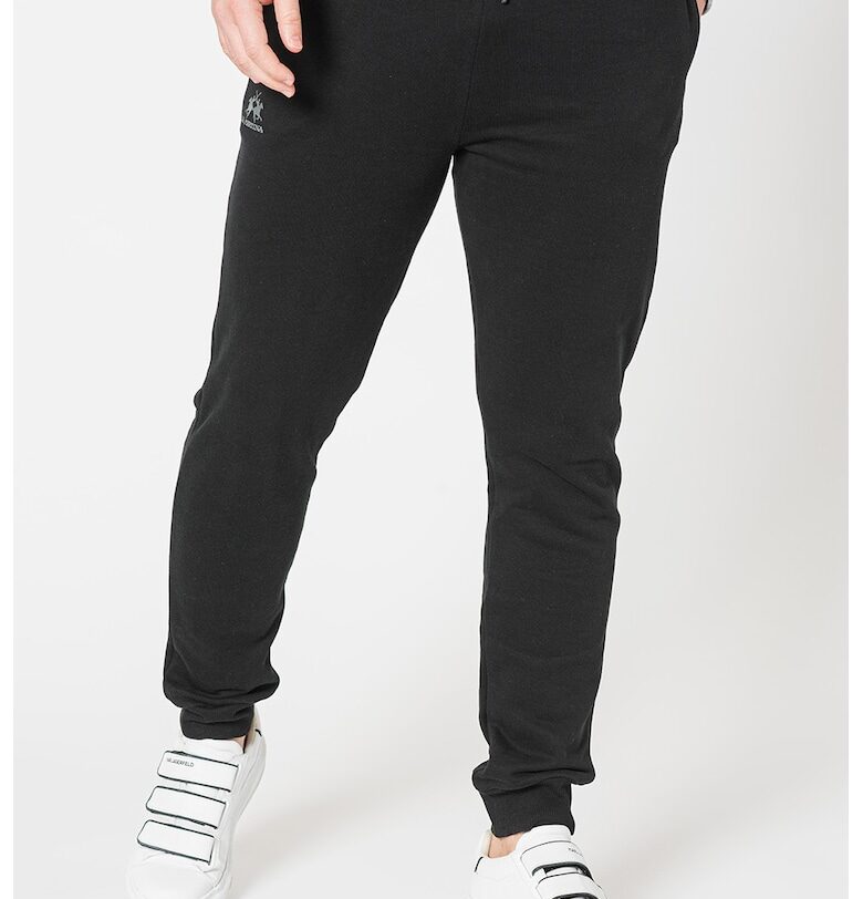 Спортен панталон със скосени джобове - Черен LA MARTINA