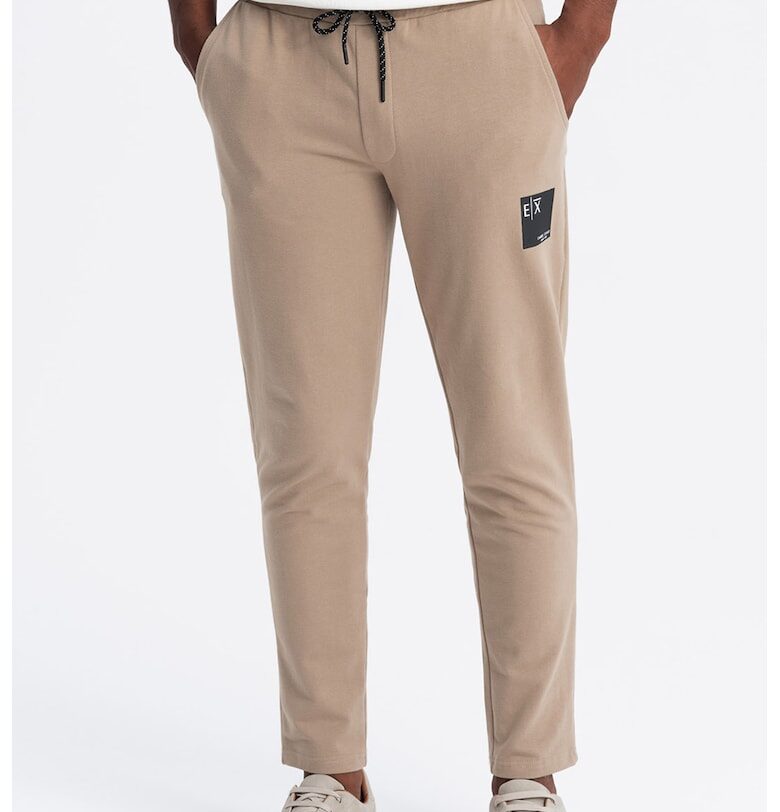 Спортен панталон със стандартна кройка - Бежов OMBRE