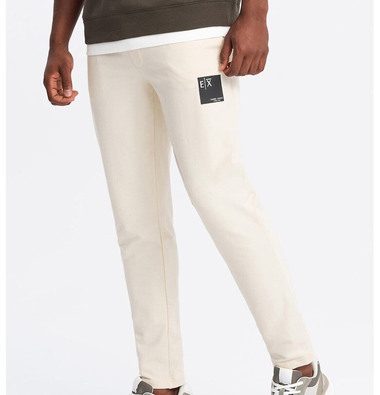 Спортен панталон със стандартна кройка - Крем OMBRE