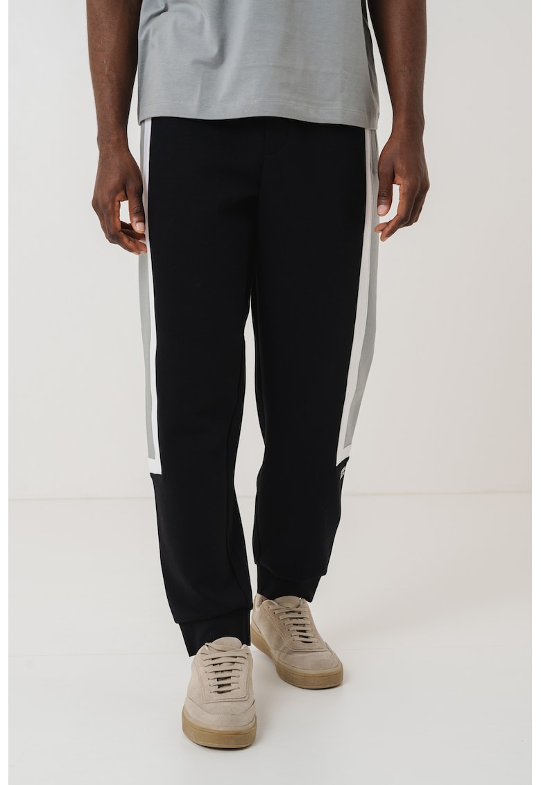 Спортни бермуди с връзка - Бял/Черен/Светло сив ARMANI EXCHANGE