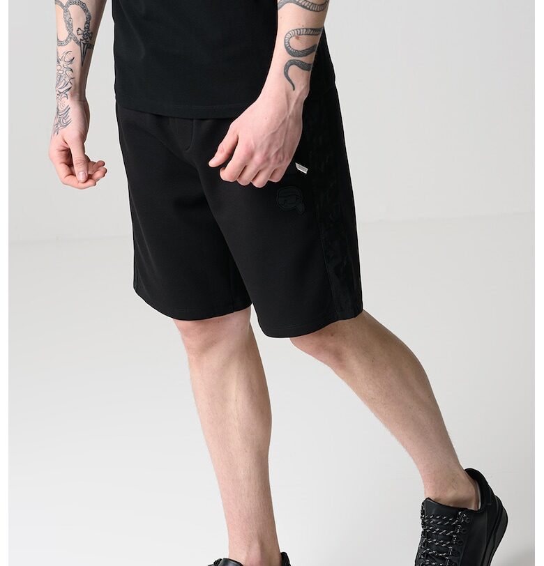 Спортни бермуди с лого - Черен Karl Lagerfeld