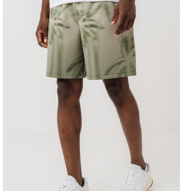 Спортни бермуди с тропически принт - Зелен ARMANI EXCHANGE