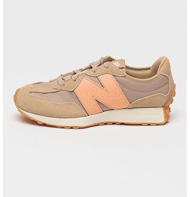 Спортни обувки 327 с животинска шарка и велур New Balance