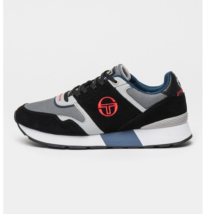 Спортни обувки Ace с синтетика и мрежа - Черен/Сив Sergio Tacchini