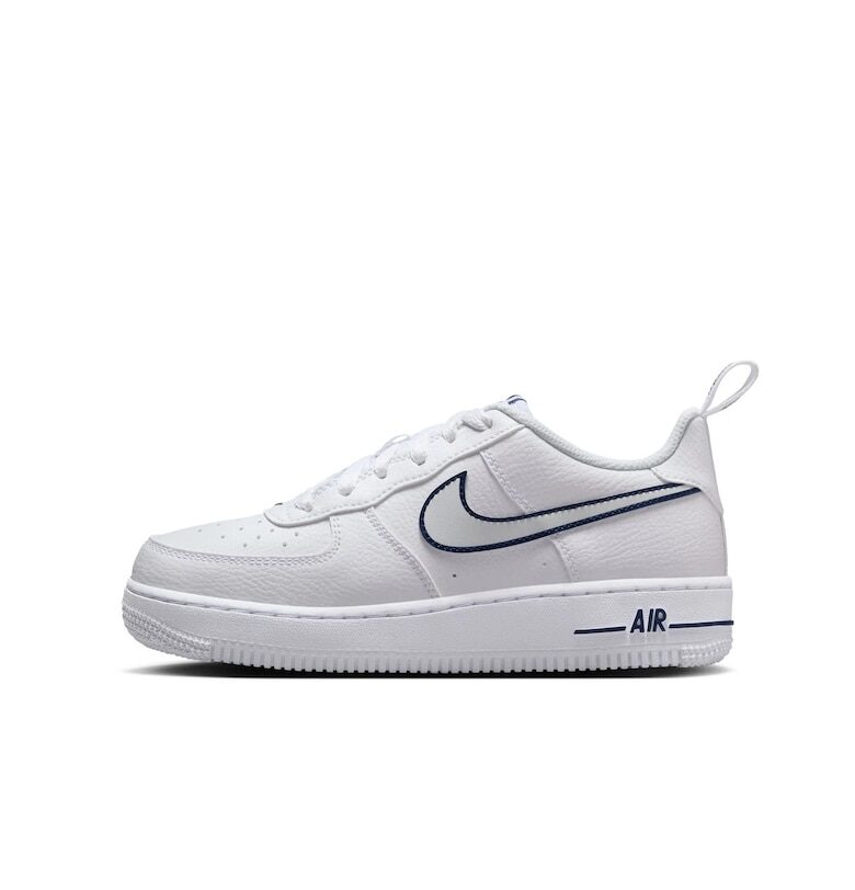 Спортни обувки -  Air Force 1 Lv8 Gs Jdt - Естествена кожа - Бял - Nike
