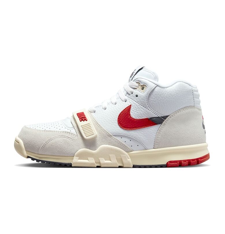 Спортни обувки Air с висок профил - Червен/Бял/Крем Nike