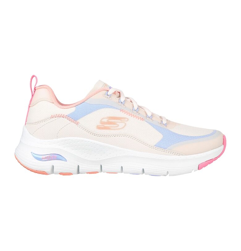 Спортни обувки Arch Fit - Розова сьомга/Розово/Крем Skechers