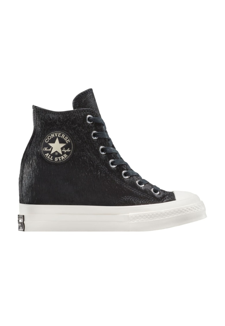 Спортни обувки Chuck 70 Wedge Luxe Pony Hair 44736 - Черен Converse