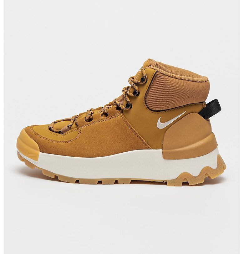 Спортни обувки City Classic с велур - Тъмножълт Nike