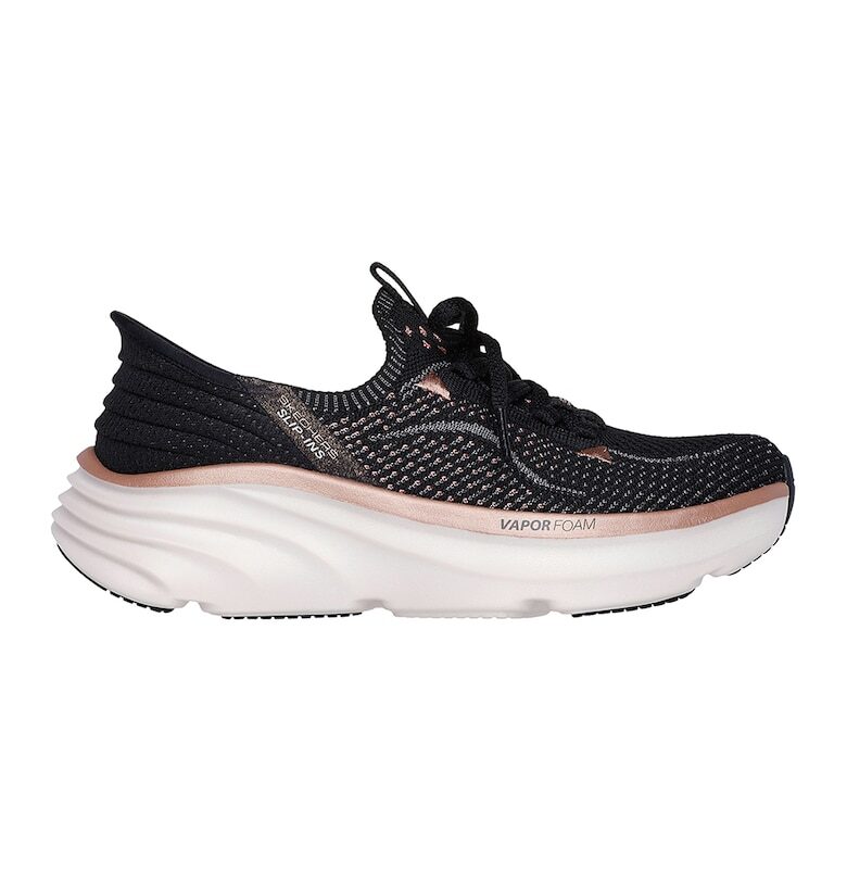 Спортни обувки D'Lux Vapor Slip-ins™ със свободен дизайн - Черен Skechers