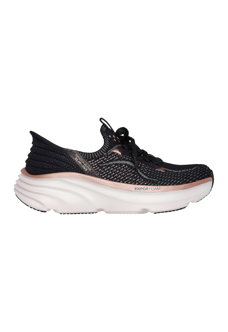Спортни обувки D'Lux Vapor Slip-ins™ със свободен дизайн - Черен Skechers