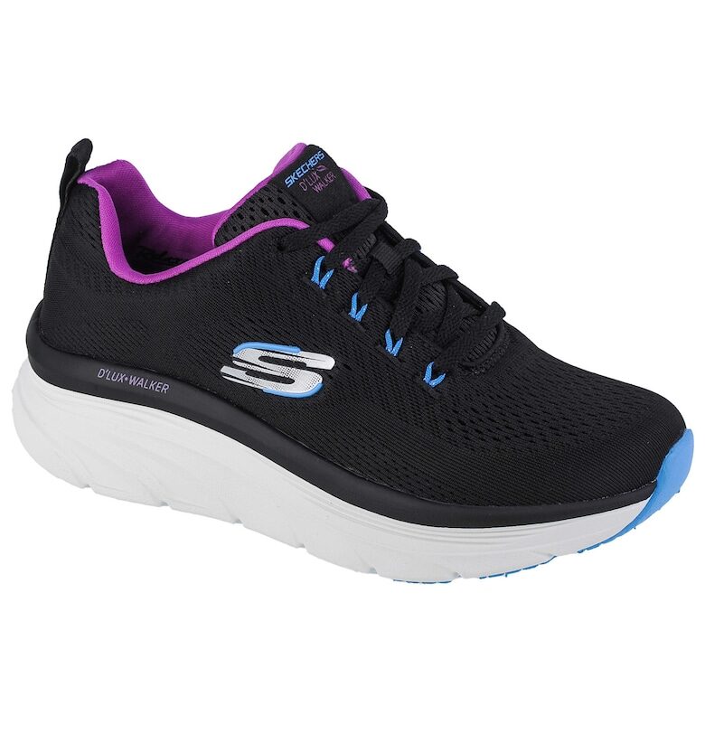 Спортни обувки -  D'Lux Walker - Fresh Finesse 149368-BKPR - черни - Черен Skechers