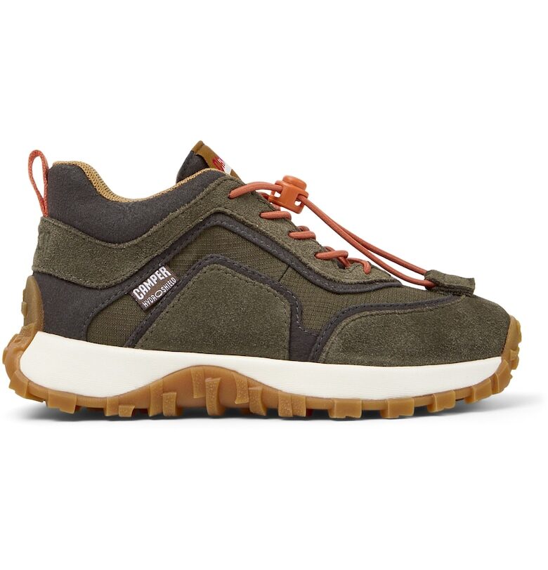 Спортни обувки Drift Trail от набук с текстил - Тъмножълт/Каки Camper