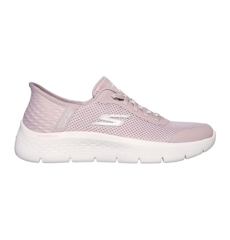 Спортни обувки Go Walk Flex Grand Slip-Ins - Тъмнорозов Skechers