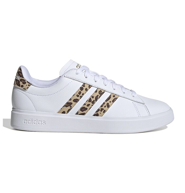 Спортни обувки Grand Court 2.0 от еко кожа - Бял/Камел adidas Sportswear