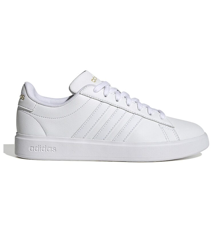 Спортни обувки Grand Court 2.0 от еко кожа - Мръснобял adidas Sportswear