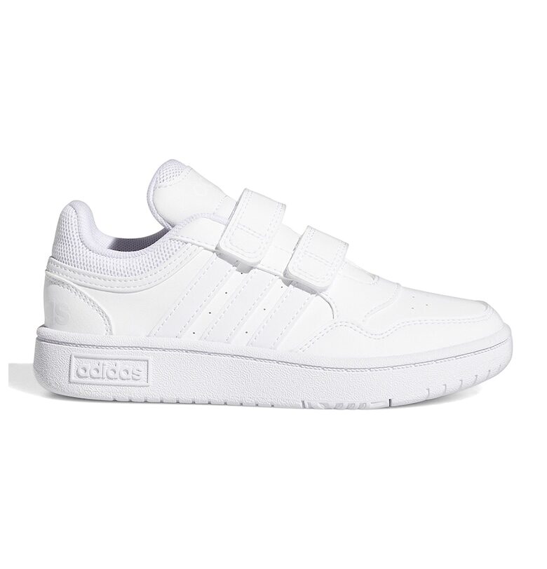 Спортни обувки Hoops 3.0 от еко кожа с велкро - Бял adidas Sportswear