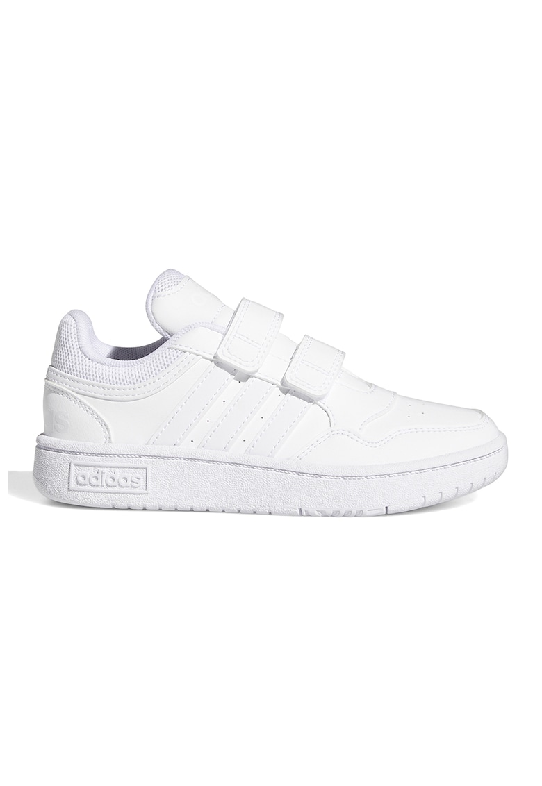 Спортни обувки Hoops 3.0 от еко кожа с велкро - Бял adidas Sportswear