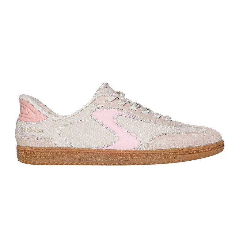 Спортни обувки Hotshot Slip-ins® с велур - Пастелнорозов/Бежов Skechers